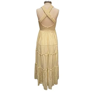 Harni Rumi Sleeveless Tiered Nap Style Maxi Dress Size 8 thumbnail 4