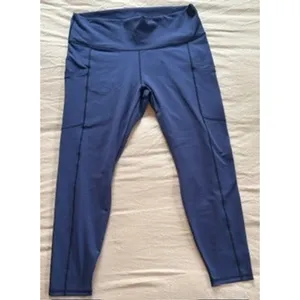 Fabletics PowerHold On-The-Go High-Waisted Pocket Leggings Navy Blue 2X NEW thumbnail 2