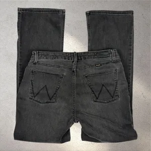 Wrangler High Rise Bold Bootcut Jeans Women's 12x30 Black Western Casual Y2K EUC thumbnail 2