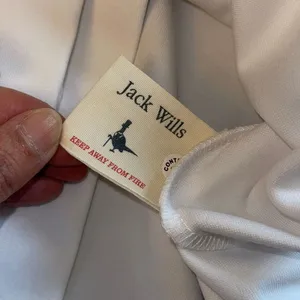 Jack Wills Sporting Goods Cropped White Hoodie Size 10 Women’s‎ thumbnail 4