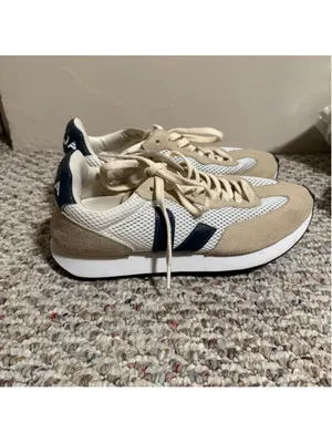 VEJA Rio Branco Sneakers in Lunar Nautico Navy White Crème- Size 41 Women’s 10 thumbnail 2