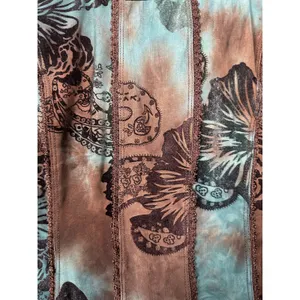 Sami & Jo Y2K 90s Velvet Floral Gothic Grunge Moody Sleeveless Blouse Size Medium thumbnail 3