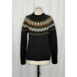 NWT!! ROYAL ROBBINS Rockcraft Merino Wool Fair Isle Crew Neck Sweater Small thumbnail 2