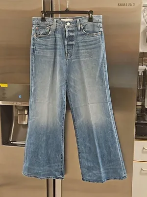 💕MOTHER SUPERIOR💕 The Tomcat Roller Jeans ~ Pretty Is As Pretty Does 30 NWOT thumbnail 12