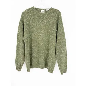 GAP Vintage Wool Blend Sweater Women's M Green Cabin Core thumbnail 2