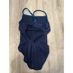 Nike Swim Women's One Piece Swimsuit Dark Navy‎ Blue Size S thumbnail 2