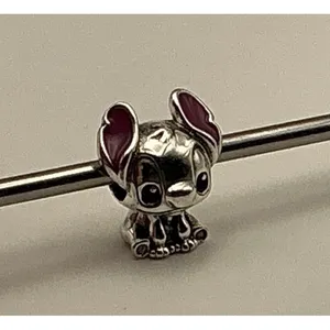 Pandora Disney Lilo & Stitch Charm 798844C01 Sterling Silver Purple Enamel thumbnail 3