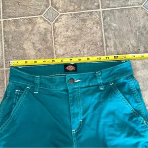 Dickies Turquoise Blue/Green Cargo Utility Pants Size 25R thumbnail 6