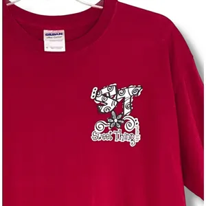Gildan Ultra Cotton Alabama Crimson Tide Sweet Thing Apparel T-shirt Medium thumbnail 4