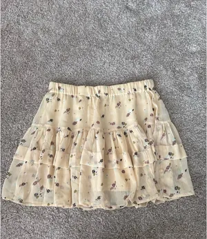 Free People flowy tiered mini skirt thumbnail 2