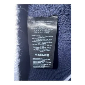 Maeve by Anthropologie Size Large Navy Blue Quarter-Zip Sweater Tee NWT thumbnail 9