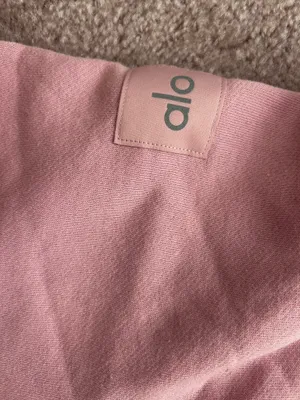 Alo Make Waves Hoodie Sunset Pink Tonal Small thumbnail 4