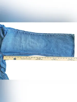 American Eagle Highest Rise 90s Flare Size 10 Short Distressed thumbnail 8