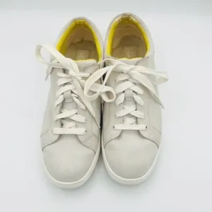 Ugg Australia Karine Sneaker Suede Lace Up Shoe off White Lily size 8 thumbnail 2