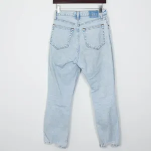 Abercrombie & Fitch The Ankle Straight‎ Ultra High Rise Curve Love Destroy Jeans thumbnail 5