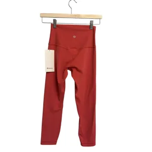 NWT Lululemon Desert Red Align leggings size 4 23” Authentic thumbnail 2