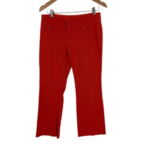 Cartonnier Charlie Crop Flare Sz S Anthropologie Preppy Textured Quiet Luxury thumbnail 2