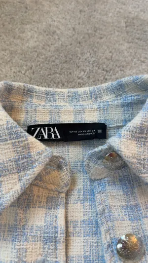 ZARA Tweed Blazer thumbnail 4