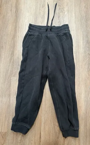 Lululemon‎ Scuba Relaxed Jogger Womens 4 Black Sweatpants Drawstring thumbnail 1