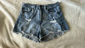 Abercrombie And Fitch Jean Shorts thumbnail 3