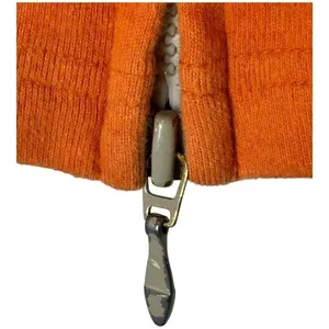 Peter Millar Sweatshirt‎ Women Small Orange Cotton Full Zip Mock Neck Outdoor thumbnail 5