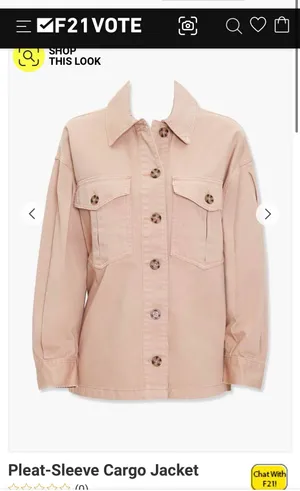 Forever 21 Pleated Cargo Jacket thumbnail 6