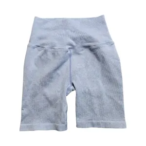 Spiritual Gangster Biker Shorts in‎ Heather Blue Sky Size: S thumbnail 2