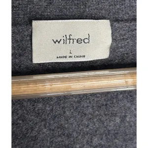 Wilifred Long Cardigan Blue Size Large Merino Wool Dusky Long Sleeves Buttons thumbnail 7
