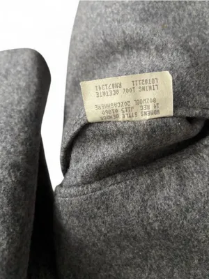 Vintage LL Bean Classic Gray Wool Cashmere Blend Blazer Size 14R Academia Preppy thumbnail 5
