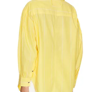 We the free Happy Hour Stripe Top in Yellow Combo‎ SIZE L OVERSIZED STYLE thumbnail 2