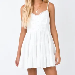 Princess Polly DLANEY MINI DRESS WHITE thumbnail 4