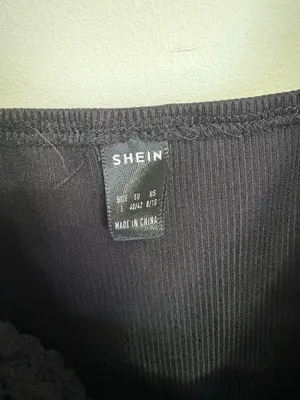 SheIn Lace black tank thumbnail 2