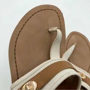Coach Eileen Turlock Tan and White Sandals Size 9.5 thumbnail 10