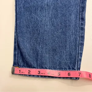Imperfect vintage y2k 90s jeans cotton denim pull on stretchy waist‎ pockets thumbnail 10