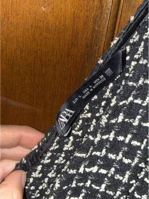Zara tweed pinafore dress thumbnail 4