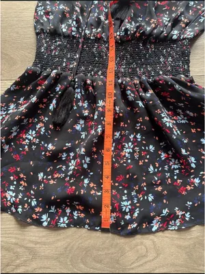 Parker Sheer Floral Print Dress thumbnail 4