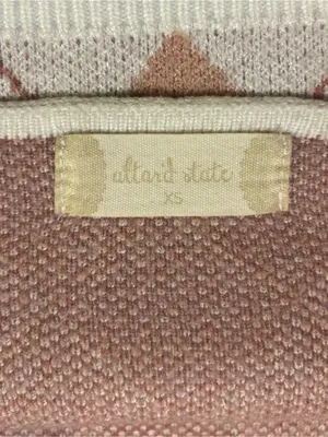 Altar’d State Argyle Knit cropped tank sz XS thumbnail 3