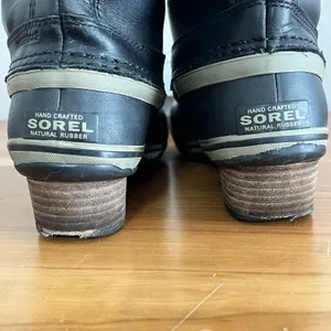 Sorel Slimpack II Lace Tall Waterproof Leather Winter Boots Black NL2557-010 6.5 thumbnail 8