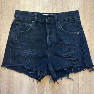 AGOLDE Parker Vintage Cut Off Distressed Shorts thumbnail 1