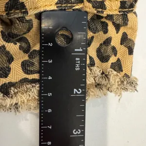 Lili Sidonio Molly Bracken Shorts Women's M Brown Leopard Animal Print High Rise thumbnail 8