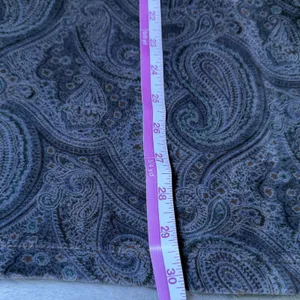 Elizabeth by Liz Claiborne Womens Size 2 Paisley Velour Button Front Tunic Top thumbnail 9