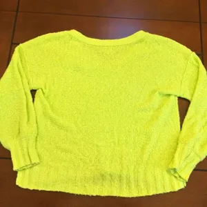 Anthropologie Pilcro V-neck vibrant Lime green medium thumbnail 7