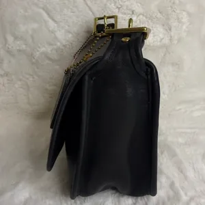Vintage Coach Legacy 9965 Black Small Flap Bag thumbnail 4