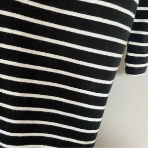 Madewell Striped Preppy Twee Minimalist Casual 100% Cotton Long‎ Sleeve Dress L thumbnail 7