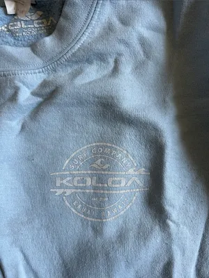 Women's Light Blue Crewneck Sweatshirt - Soft Everyday Layer thumbnail 3