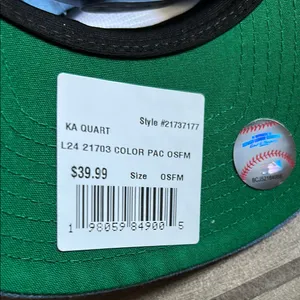 New Era Blue and Purple Snapback Hat thumbnail 4
