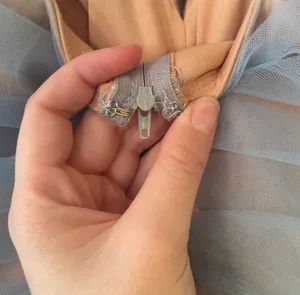 NWT Baby Blue Prom Dress thumbnail 4
