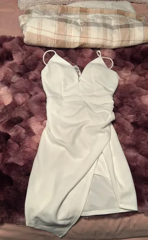 Macy's white mini dress thumbnail 1
