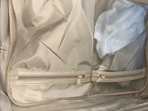 BEIS Beige Carry-On, Beige Belt Bag & Burgundy Suitcase Cover thumbnail 11
