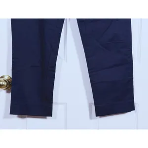 Wildfang Womens Ace Slim Crop Pants Size 8 Navy Blue Tailored Quiet Luxury Work thumbnail 9